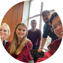 A picture of some members of our research team.